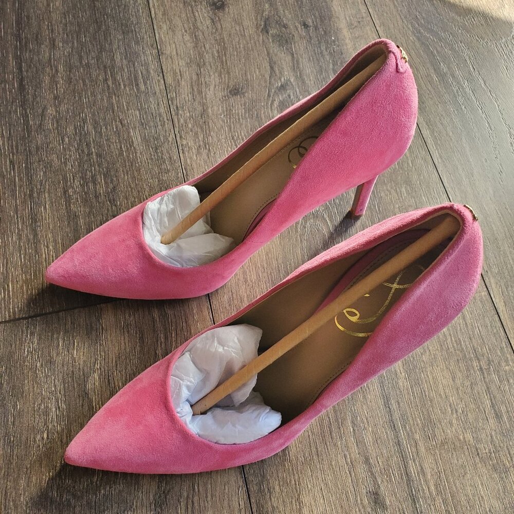 Sam Edelman Hazel Point Toe Pumps size 6.5 in Pink Confetti